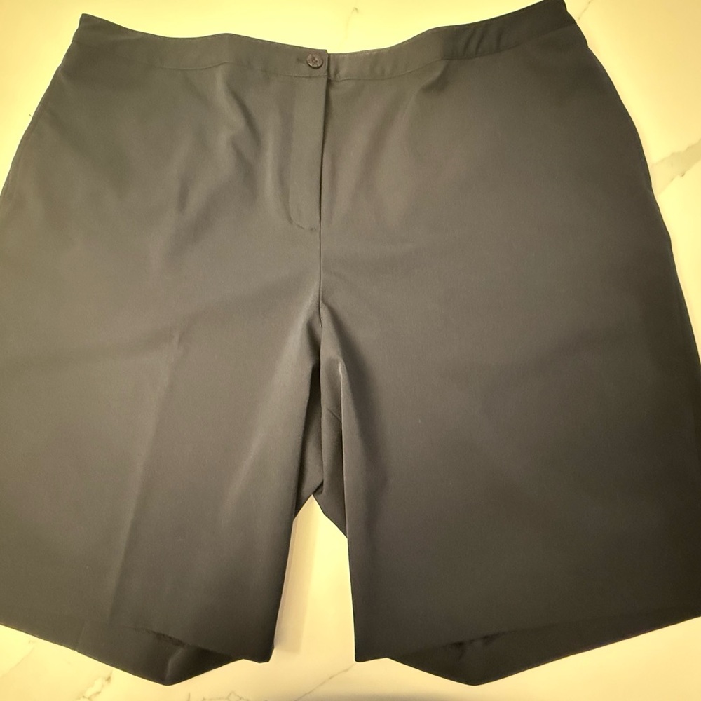 Blue Bermuda Shorts with Classic Cut